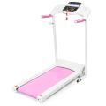 5 Speed Treadmill w/ Water Bottle Holder, Media Shelf (Pink)