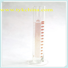 Laboratory Glassware Measuring Cylinder Cock Stopper by Borosilicate Glass