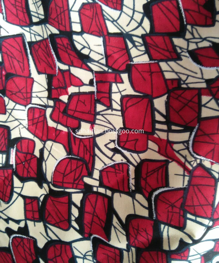 Rayon/viscose garment print fabrics