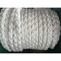 Corde chimique de corde d&#39;amarrage de cordes de fibre de 8-Strand, polyester mélangé, corde en nylon