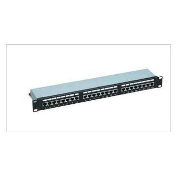 1U 24 ports CAT6 patch panel