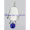 Blue Hamsa Evil Eye Charm Amulet Hanging car Wall Decoration for Protection