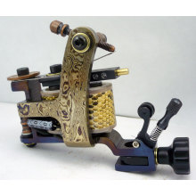 New Damascus tattoo machine tattoo gun Shader 10wrap