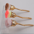 flower makeup brush  rose quartz brush makeup