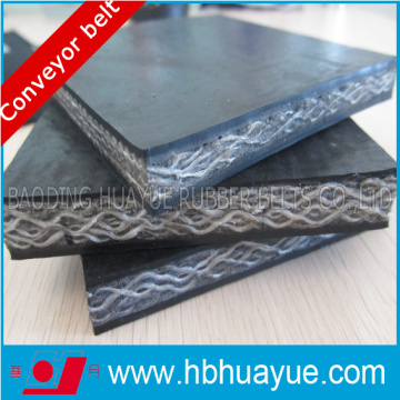 Whole Core Flame Retardant Rubber Conveyor Belting PVC Pvg 680-1600n/mm Huayue