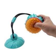 Dog Toys Tug of War Rope Squeaky Ball