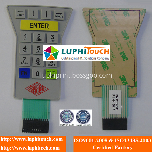 Rubber Keypad Waterproof Membrane Switch 2