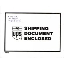 Sobre de documento de envío de UPS