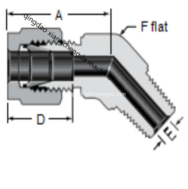 45 Degree Male Thread Elbow