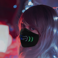 New LED Glowing Party Mask Dustproof Laser Mask