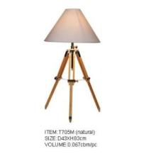 Lampe de table en bois de haute qualité pour projet d&#39;hôtel (T705M (naturel))