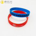 promotional gift embossed silicone rubber bracelets