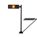 temporary 125mm led directional traffic light pole