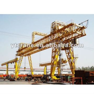 2014 популярных тяжелая обязанность двойной балки портального Crane(trussed type)