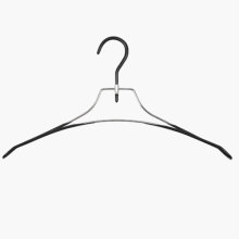 Double lines PVC coated cloth hanger