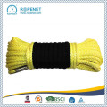 UHMWPE Corde de treuil synthétique avec un crochet et un manchon