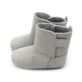 Baby-Winterstiefel aus Baumwolle mit weicher Gummisohle