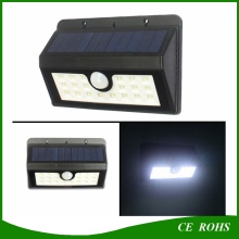 Super Bright Solar Light 20 LED de seguridad Sensor de movimiento de la luz impermeable con tres modos inteligentes para exteriores