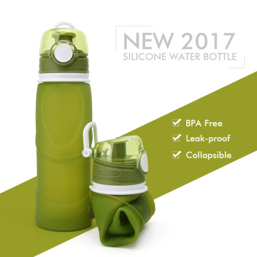 Roll Up Collapsible Silicone Bottle