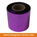 Impression en aluminium Tamper Evident Purple Foil