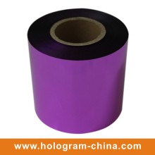 Aluminum Tamper Proof Embossing Purple Foil