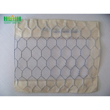 Grillage hexagonal galvanisé enduit de PVC