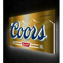 Signe de lumière en métal Coors