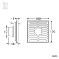 HIDEEP Shower Strainer washing machine floor drain