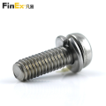 Stainless Steel Torx Pan Head SEMS Screw with Spring Washer