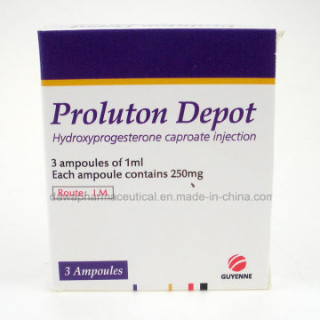 Injection de caproate d&#39;hydroxyprogestérone