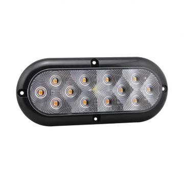 Lâmpada de 6 &quot;lente de compensação oval LED Indicador de caminhão Lâmpadas de giro