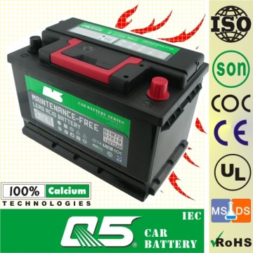 DIN-57539 12V75AH Wartungsfrei Auto Batterie