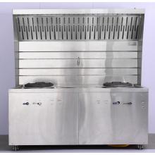 KHPH-182 Double cooktop Oil smoke purification cooking cart