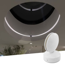 Lâmpadas de parede LED Luz de 360 ​​graus da janela