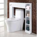 White Slim Recessed Bathroom Storage Cabinet