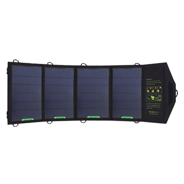 Conversion Hige 18W Sunpower Foldable Battery Powerbank 4 Chargeur solaire panneau