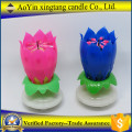 Party Accessories Lotus Flower Birthday Music Candle