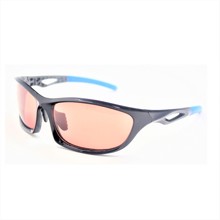 Óculos de sol pretos brilhantes para esportes Men Wear-16036