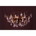 Nice ferro forjado cristal candelabro pingente luz (cos9223)