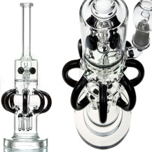 Slitted Rocketship to Cross Perc DAB Rig for Tabacco (ES-GB-102)