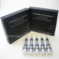 Skin Whitening 5vials + 5ampPS Lyophilisierte Pulver Lager 3000mg Glutathion Injektion