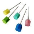 Disposable medical sponge stick foam oral swab