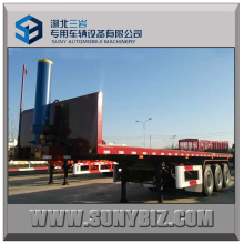 40 Ft 3axle Container Flatbed Dump Semi Trailer