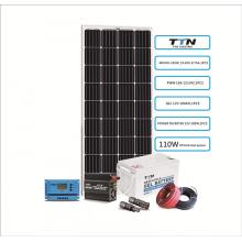 100W 110W 120W Off Sistema solar de grade