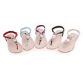 Frauen rutschfeste Strand Clip-Toe flache Sandalen