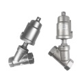 Stainless Steel 304 Thread Pneumatic Angle Seat Valve