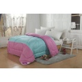 Microfibre Polyester doux au toucher solide imprimé Comforter Set