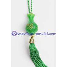 Car Decorative Islamic Ornament Allah Mohammad Car Hanging Emerald Color