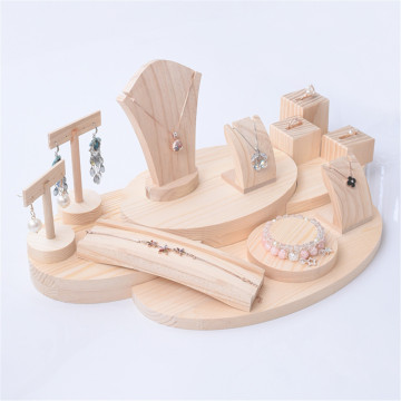 Solid Wood Jewelry Rack