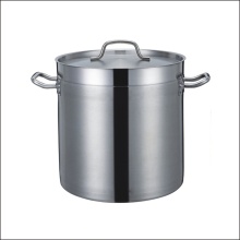 Three-layer composite stainless steel stock pot